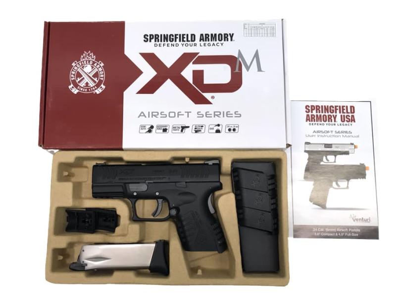 [WE/AV] SPRINGFIELD XD-M 3.8 GBB BK ガスブローバック (新品)