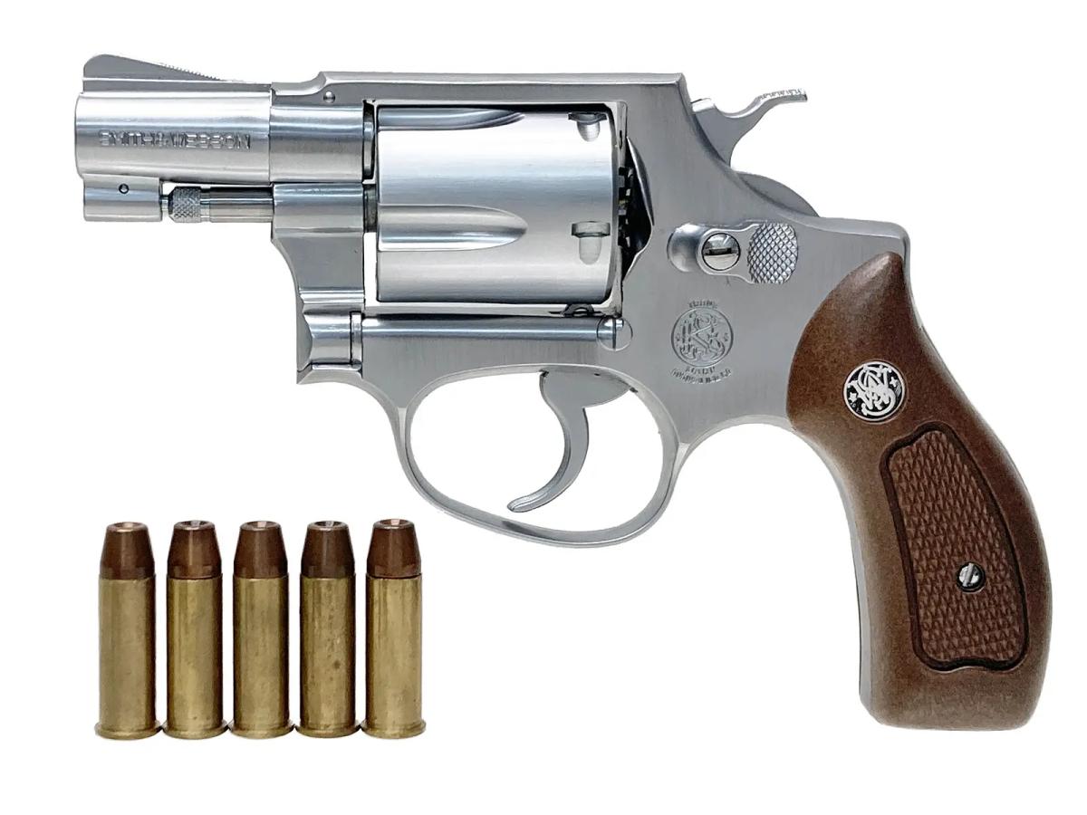 [コクサイ] S&W M60 2インチ スーパーステンレスモデル 発火モデルガン バレル内錆 (訳あり)