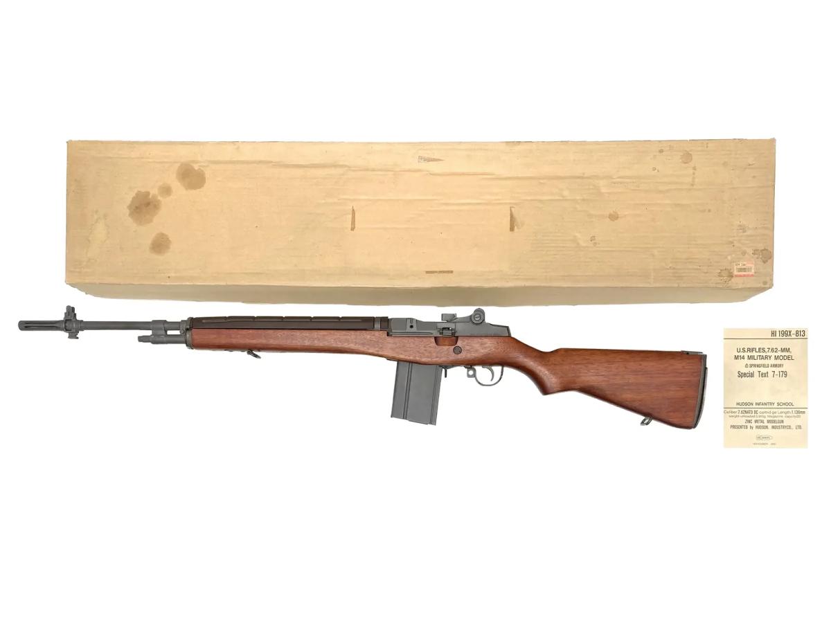 [ハドソン] M14 金属モデルガン クラックあり (訳あり)