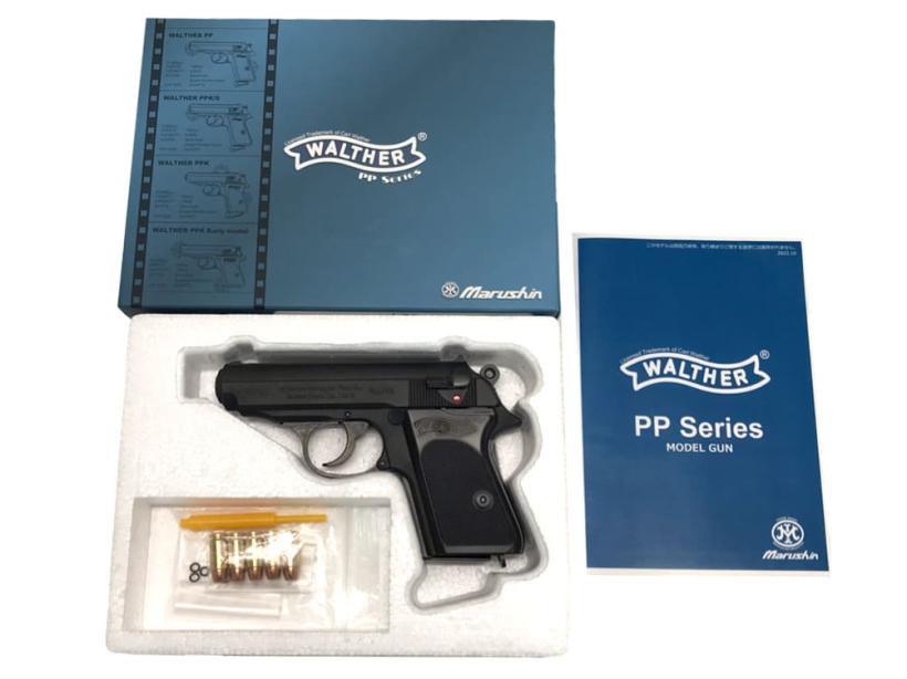 [マルシン] ワルサー PPK Early 初期型 完成品 ブラックHW 発火モデルガン (未発火)