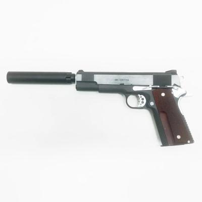 [WA] コルト ガバメントスネークマッチ デルタver.／ウッドグリップ  ガスブローバック サプレッサ付き (中古)サブ画像へ1