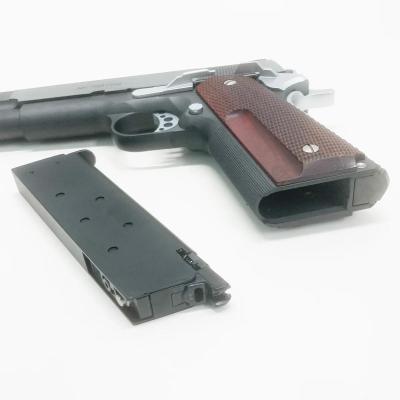 [WA] コルト ガバメントスネークマッチ デルタver.／ウッドグリップ  ガスブローバック サプレッサ付き (中古)サブ画像へ3