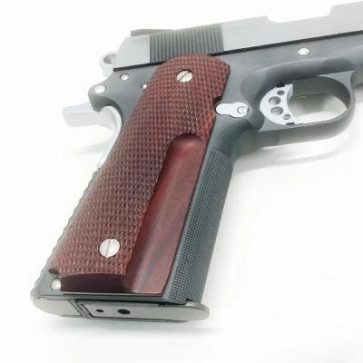 [WA] コルト ガバメントスネークマッチ デルタver.／ウッドグリップ  ガスブローバック サプレッサ付き (中古)サブ画像へ5