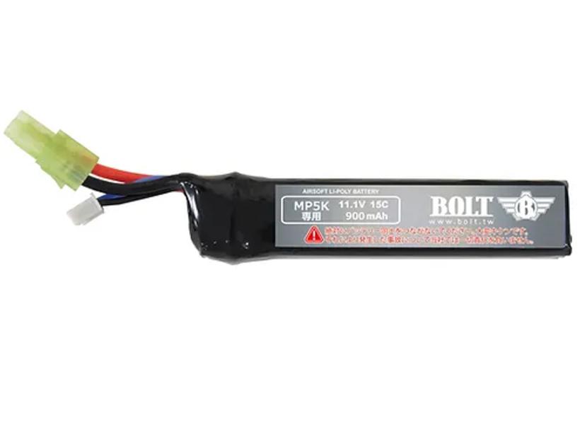 [BOLT] LiPoバッテリー 11.1V 900mAh 15C スティックタイプ T型コネクタ BTY-04 (新品取寄) メイン画像