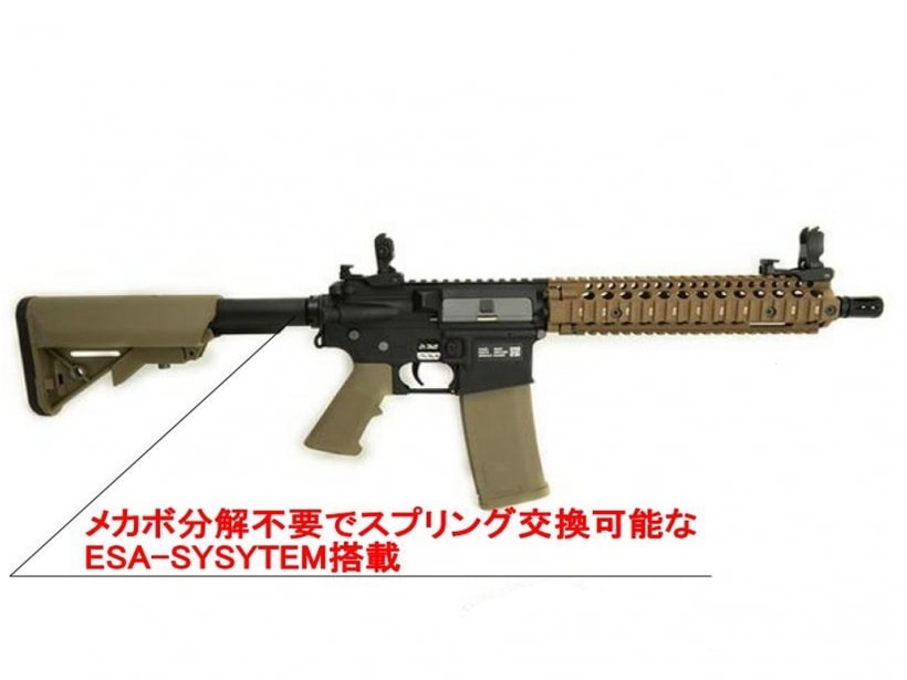 SPECNA ARMS] MK18 MOD.1タイプ EDGE ツートーン 電動ガン SA-E