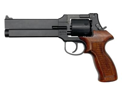 [マルシン] マテバ 6インチ Xカート式 ガスリボルバー マットブラックABS 木製グリップカスタム (中古)サブ画像へ1