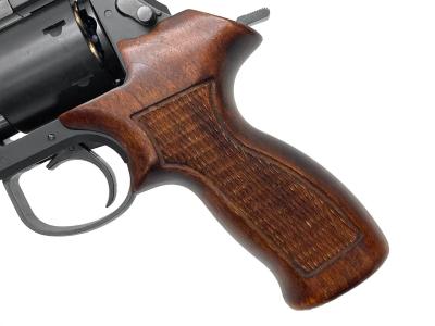 [マルシン] マテバ 6インチ Xカート式 ガスリボルバー マットブラックABS 木製グリップカスタム (中古)サブ画像へ5