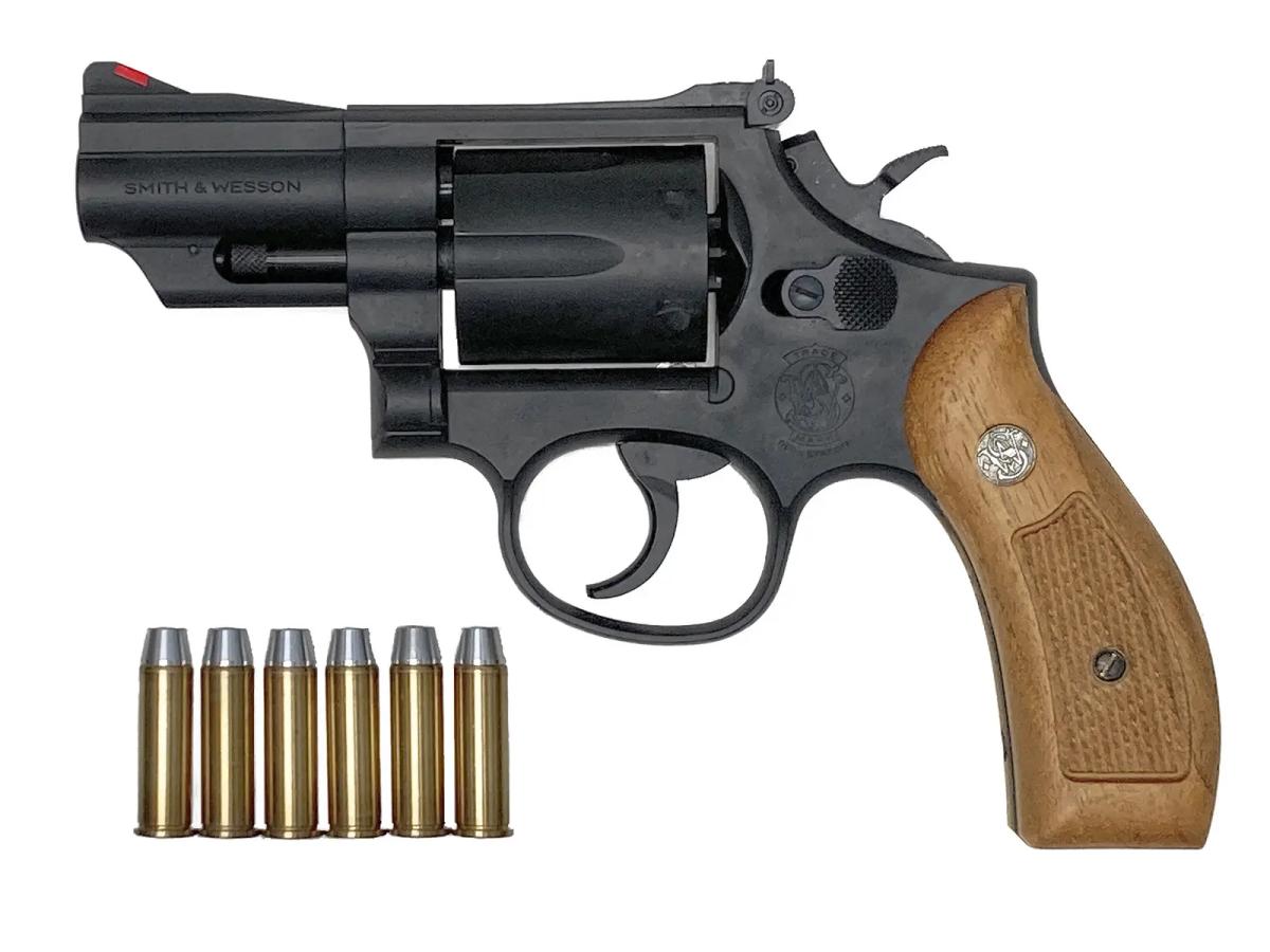 [タナカ] S&W M19 2.5インチ コンバットマグナム HW Ver.3 発火モデルガン 木製グリップカスタム (中古)