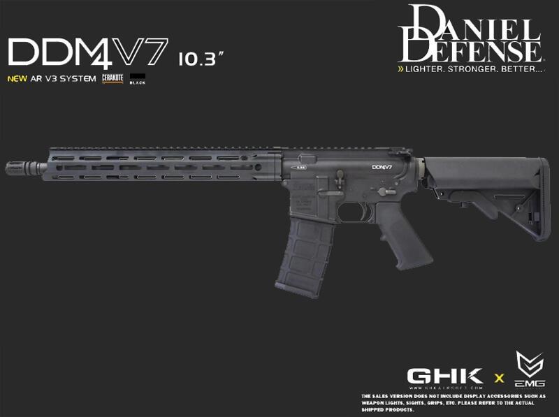 [GHK] DD ダニエルディフェンス 正規ライセンス M4 V7 14.5インチ ガスブローバックライフル (新品予約受付中! 特典あり)