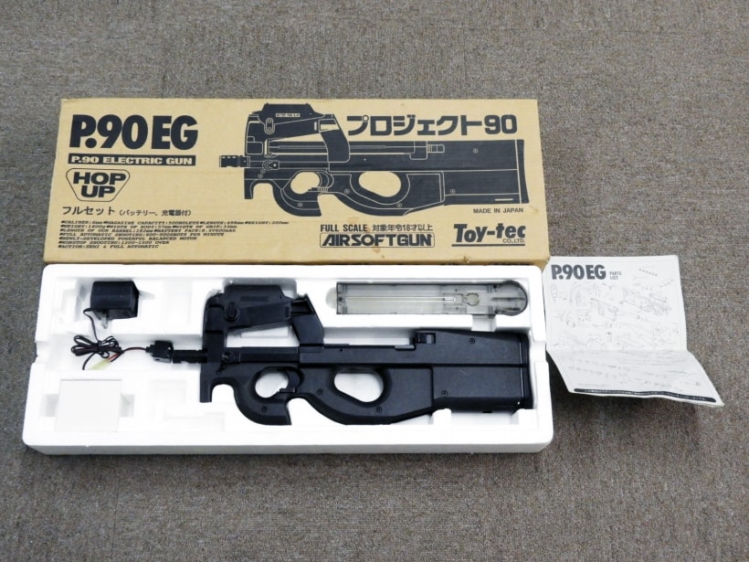 [トイテック/TOYTEC] P90 電動マシンガン 動作未確認 (中古)