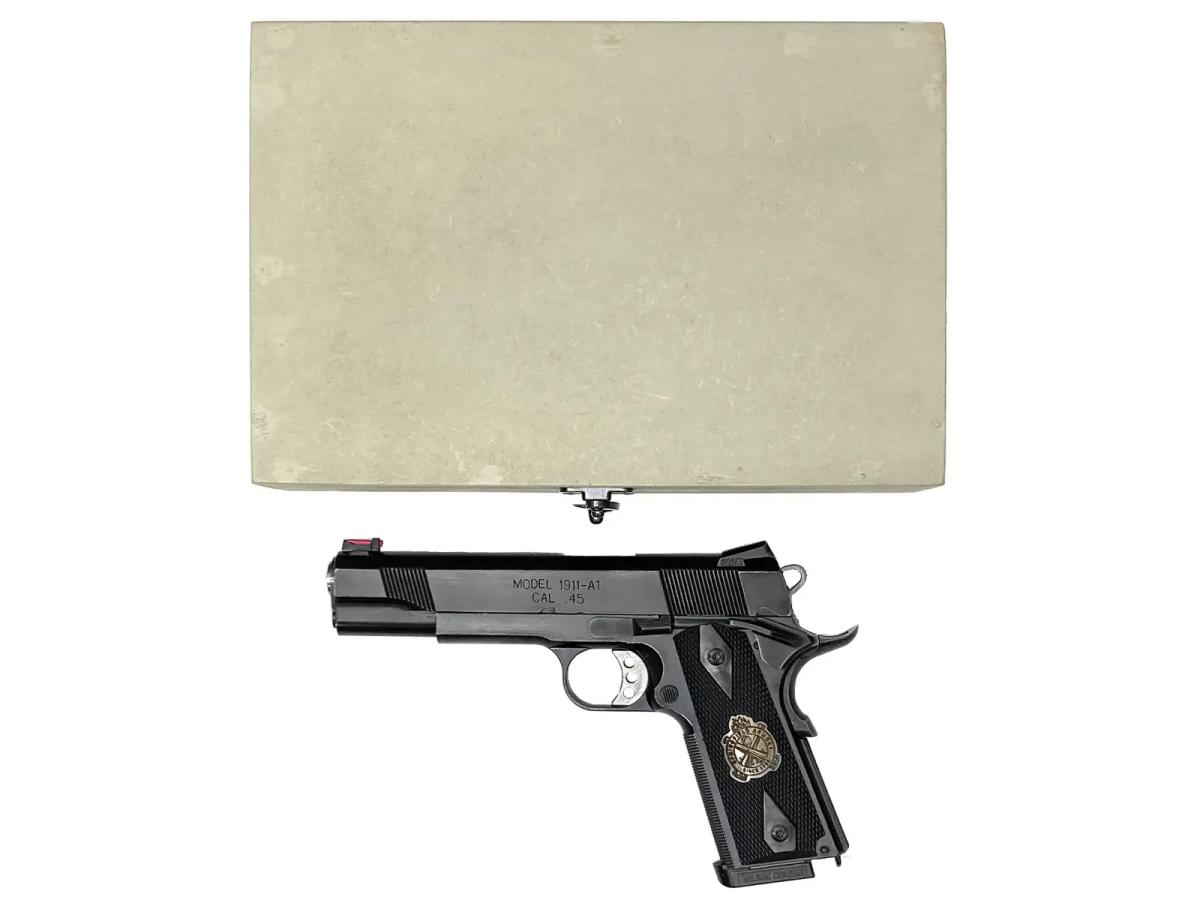 [東京マルイ] MEUピストル ガスブローバック　塗装・フルカスタム マガジンガス漏れあり (中古)