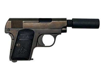 [コクサイ] コルト ポケット.25オート ブローバックモデルガン ブラック サプレッサー付き (中古)サブ画像へ2