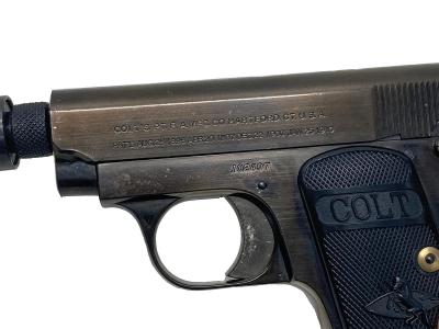 [コクサイ] コルト ポケット.25オート ブローバックモデルガン ブラック サプレッサー付き (中古)サブ画像へ3