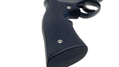 [マルシン] S&W M586 4インチ DAVISタイププラグリップ 発火モデルガン ブラックHW キット組立済 ガンケース付 (未発火)サブ画像へ3