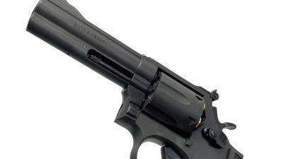 [マルシン] S&W M586 4インチ DAVISタイププラグリップ 発火モデルガン ブラックHW キット組立済 ガンケース付 (未発火)サブ画像へ5