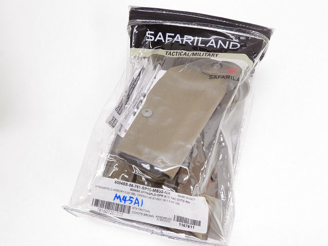 [SAFARILAND] M45A1米海兵隊仕様 6004SS SLS タクティカルホルスター コヨーテブラウン (中古)
