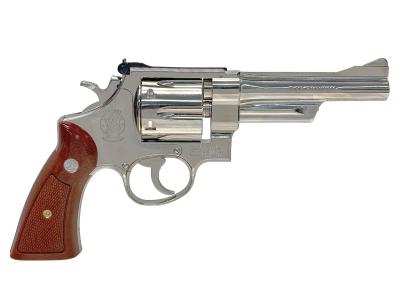[タナカ] S&W M27 “The .357 Magnum” 5インチ レジスタードマグナム ニッケルフィニッシュ 発火モデルガン (新品)サブ画像へ2