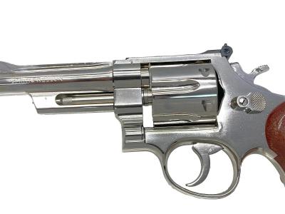 [タナカ] S&W M27 “The .357 Magnum” 5インチ レジスタードマグナム ニッケルフィニッシュ 発火モデルガン (新品)サブ画像へ3