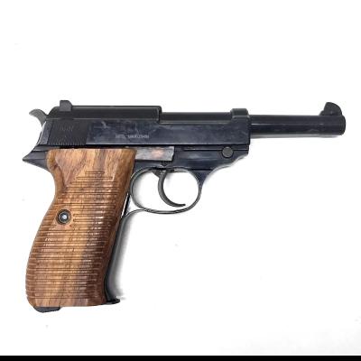 [マルシン] ワルサーP38 ミリタリー ABS 発火モデルガン 木製グリップカスタム カート4発 (訳あり)サブ画像へ2