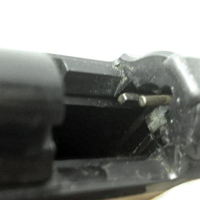 [マルシン] ワルサーP38 ミリタリー ABS 発火モデルガン 木製グリップカスタム カート4発 (訳あり)サブ画像へ10