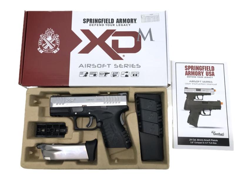 [WE/AV] SPRINGFIELD XD-M 3.8 GBB ガスブローバック SV シルバー (新品)