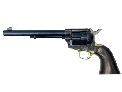 [東京マルイ] SAA キャバルリー カスタム 7-1/2インチ エアガン ブルーイング風塗装/社外品真鍮カートリッジカスタム 発射不可 (ジャンク)サブ画像へ1