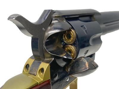 [東京マルイ] SAA キャバルリー カスタム 7-1/2インチ エアガン ブルーイング風塗装/社外品真鍮カートリッジカスタム 発射不可 (ジャンク)サブ画像へ6