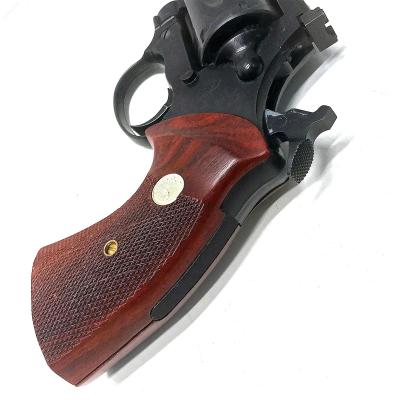 [MGC] コルト トルーパー MK-III 4インチ HW 発火モデルガン 木製グリップカスタム 本体のみ カートリッジ欠品 (中古)サブ画像へ3