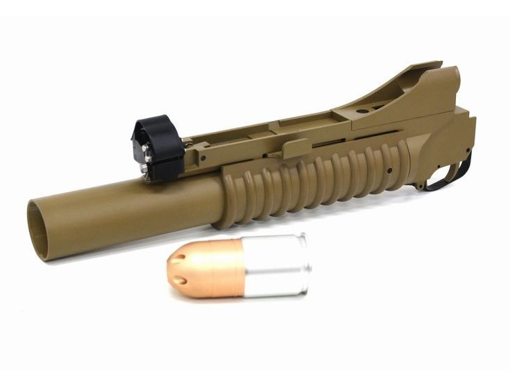 [BELL] モスカート付き M203タイプ グレネードランチャーセット ロング タン M-55LS (新品取寄)