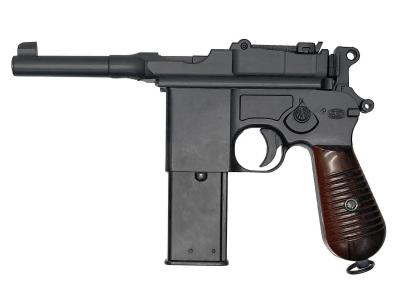 [マルシン] モーゼル M712 8mmBB ブラックABS ガスブローバック 塗装カスタム (中古)サブ画像へ1