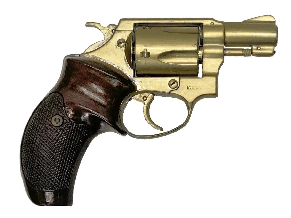[MGC] S&W M36 2インチ チーフスペシャル 金属モデルガン グリップカスタム 再塗装品 シリンダーぶれあり (訳あり)