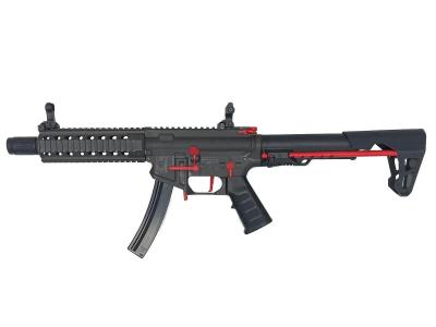 [KingArms] PDW 9mm SBR ショートバレルライフル 電動ガン グレー/レッド KA-AG-231-GR (新品)サブ画像へ1