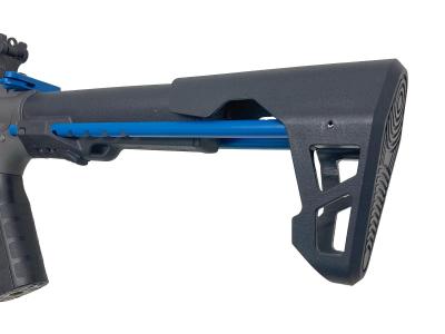 [KingArms] PDW 9mm SBR ショートバレルライフル 電動ガン グレー/ブルー KA-AG-231-GB (新品)サブ画像へ5