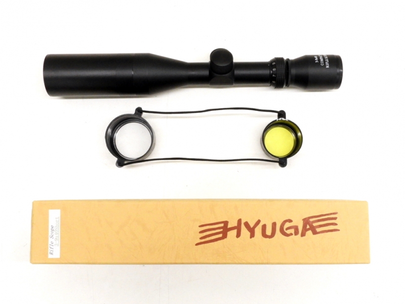 [HYUGA] 3-9×40 ライフルスコープ ショートタイプ/3-9x40 short (新品) 製品参考画像1 付属品(写真にはありませんが、日本語説明書も付属しています)