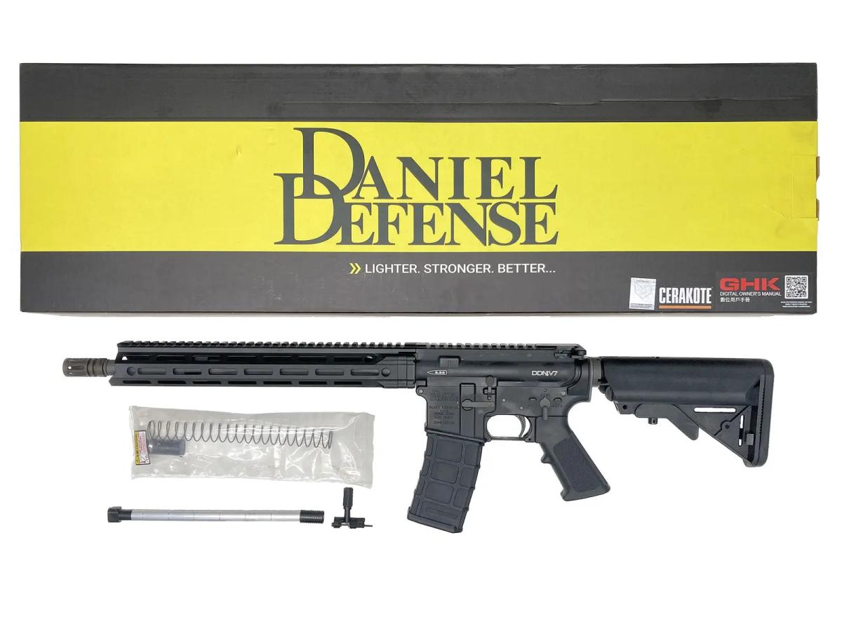 [GHK] DD ダニエルディフェンス 正規ライセンス M4 V7 14.5インチ ガスブローバックライフル (新品)