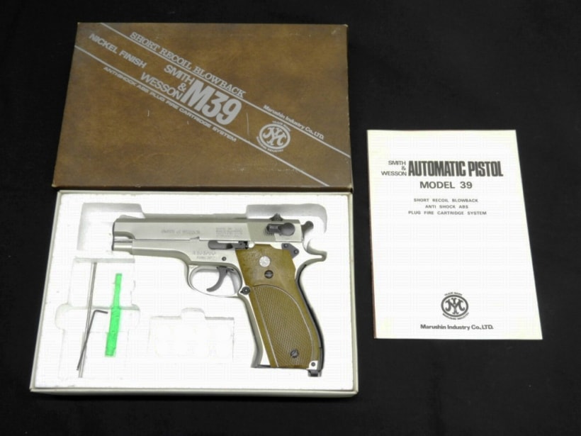 [マルシン] S&W M439 ABSシルバー 発火モデルガン (中古)