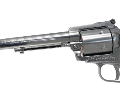 [マルシン] スーパーブラックホーク 10.5インチ Xカートリッジ 木製グリップ シルバーABS (新品)サブ画像へ3