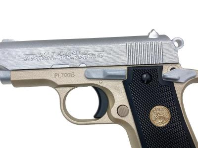 [クラウン] コルト マスタング シルバー ハイランク エアコッキングガン (新品)サブ画像へ3