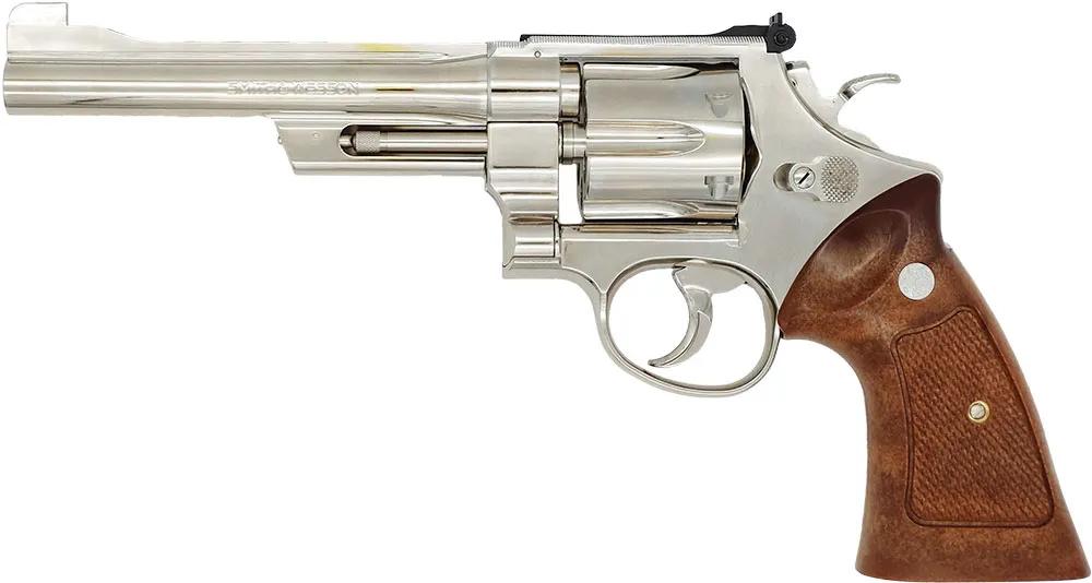 [タナカ] S&W M27 The .357 Magnum 6インチ レジスタードマグナム ニッケルフィニッシュ 発火モデルガン (新品予約受付中! 特典あり)