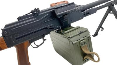 [A&K] PKM/PK機関銃 リアルウッド 電動ガン (中古)サブ画像へ4