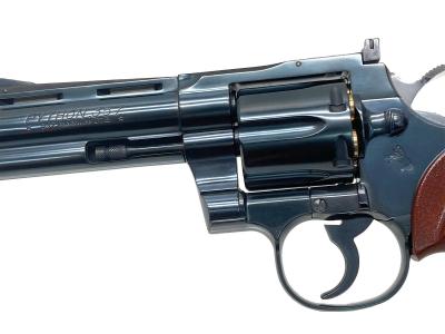 [タナカ] シティーハンター 冴羽リョウモデル コルトパイソン 357マグナム 4インチ 発火モデルガン ショップカスタム (中古)サブ画像へ3