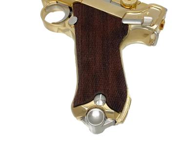 [マルシン] ルガー P08 6インチ Marine 【チェッカー木製グリップ仕様】 金属モデルガン 2022再販 (中古)サブ画像へ4