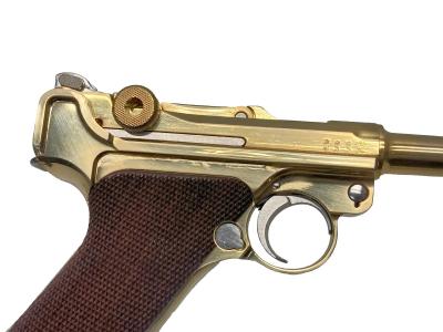 [マルシン] ルガー P08 6インチ Marine 【チェッカー木製グリップ仕様】 金属モデルガン 2022再販 (中古)サブ画像へ5