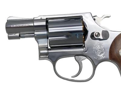 [タナカ] S&W M60 2インチ Ver2 ステンレス 発火モデルガン 木製グリップカスタム 箱違い (中古)サブ画像へ3