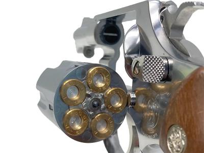 [タナカ] S&W M60 2インチ Ver2 ステンレス 発火モデルガン 木製グリップカスタム 箱違い (中古)サブ画像へ5