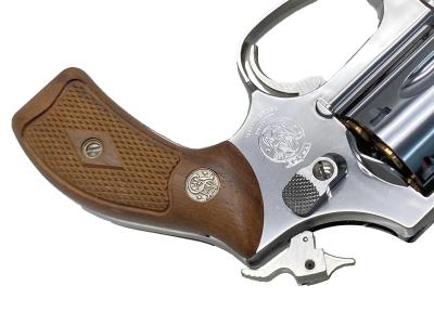 [タナカ] S&W M60 2インチ Ver2 ステンレス 発火モデルガン 木製グリップカスタム 箱違い (中古)サブ画像へ6
