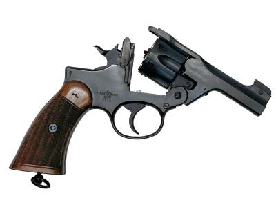 [マルシン] エンフィールド No.2 Mk1 ポリス エクセレントHW 発火モデルガン 完成品 木製グリップ仕様 (未発火)サブ画像へ7