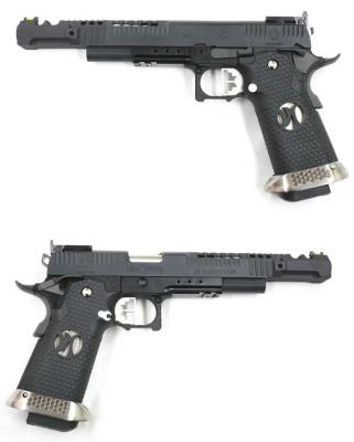 [ARMORER WORKS] 風の魂 ハイキャパ 5.1 Razor Catタイプ BK 樹脂スライドバージョン (新品取寄)サブ画像へ1