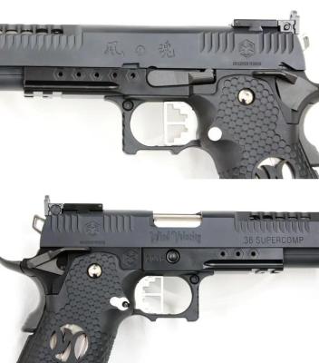 [ARMORER WORKS] 風の魂 ハイキャパ 5.1 Razor Catタイプ BK 樹脂スライドバージョン (新品取寄)サブ画像へ2