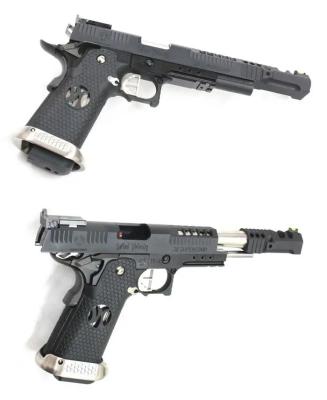 [ARMORER WORKS] 風の魂 ハイキャパ 5.1 Razor Catタイプ BK 樹脂スライドバージョン (新品取寄)サブ画像へ3